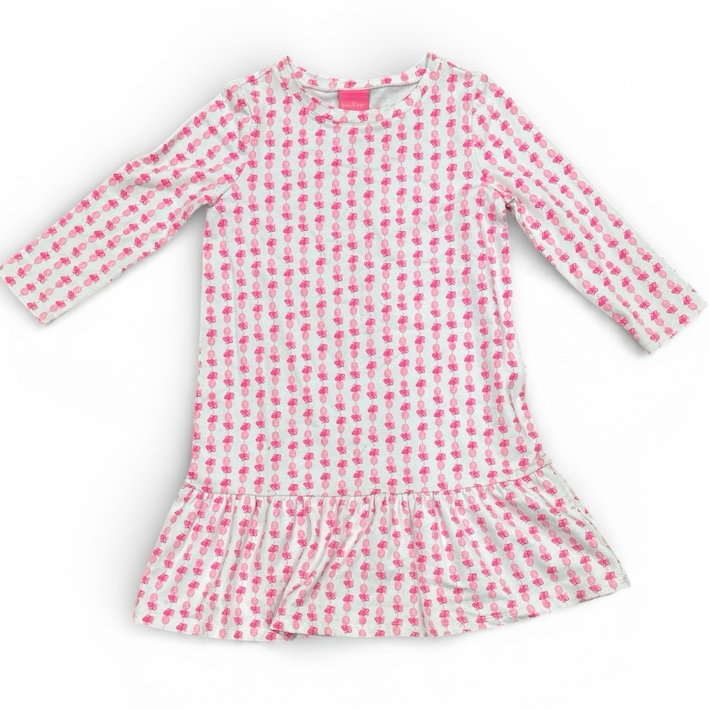 Lilly Pulitzer Girls Soft Stretchy Long Sleeve dress size 8-10